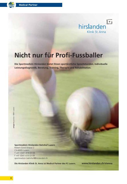 MatchZytig Ausgabe NÂ° 4 - FC Luzern