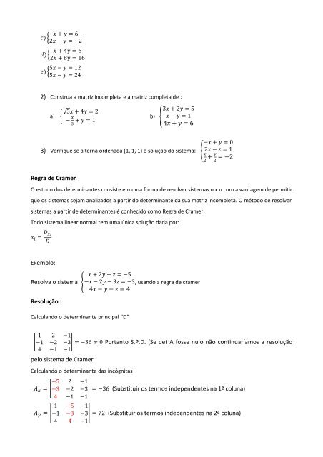 Aula - Sistemas Lineares - Aldo Vieira