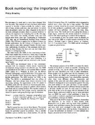 Book numbering: the importance of the ISBN - The Indexer