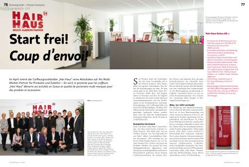 Frei Coup D Envoi Hair Haus Schweiz