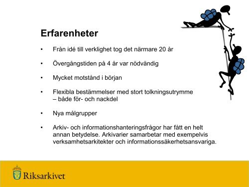 VarfÃ¶r verksamhetsbaserad arkivredovisning? - arkivmote