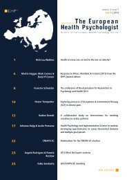 PDF download entire issue - European Health Psychology Society