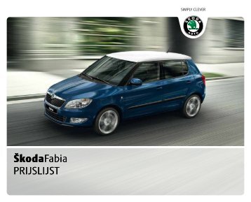 Prijslijst SKODA Fabia per 01-01-2011.pdf - Fleetwise