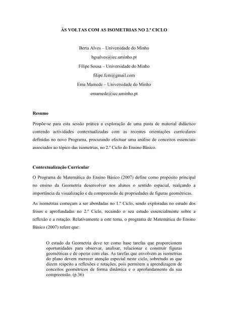 Berta Alves - AssociaÃ§Ã£o de Professores de MatemÃ¡tica
