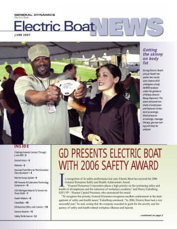 EB News June 2007 - Electric Boat Corporation