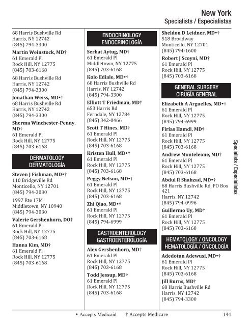 directory of healthcare providers 2012 - Universal American Medicare