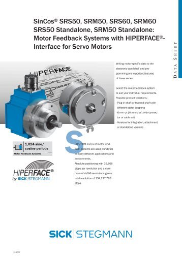 Motor Feedback Systems with HIPERFACE