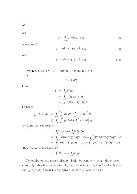 ON WEIGHTED NORM INTEGRAL INEQUALITY ... - Kjm.pmf.kg.ac.rs
