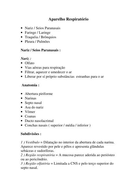 Aparelho Respiratorio.pdf - Ucg