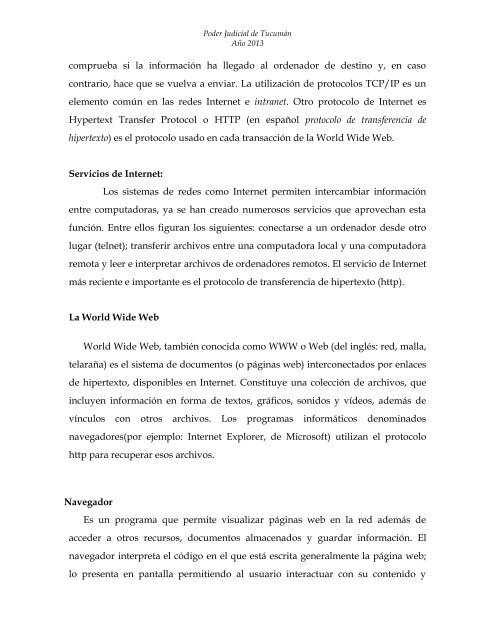 Correo Electronico - Poder Judicial Tucumán