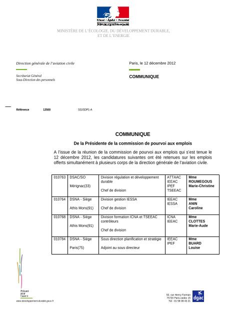 CommuniquÃ© CPE du 12 dÃ©cembre 2012 - sncta