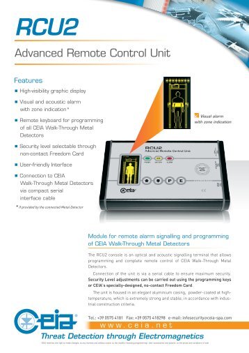 Advanced Remote Control Unit - Ceia