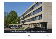 Folge-Evaluation aus der Sicht einer Schule - argev