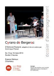Cyrano de Bergerac - Espace Malraux