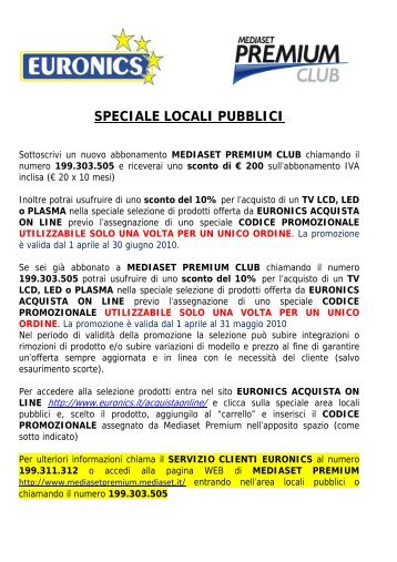 SPECIALE LOCALI PUBBLICI