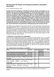 Ãbersicht IPC Normen - Basista Leiterplatten