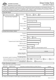 DVA Continence Products Order Form