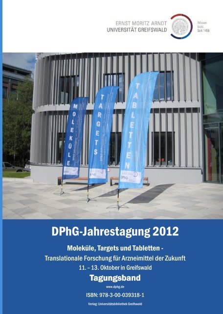 DPhG Jahrestagung 2012 - Ernst-Moritz-Arndt-Universität Greifswald