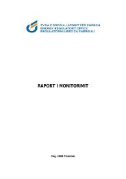 Raporti i Monitorimit Maj 2008 - Zyra e Rregullatorit pÃ«r Energji