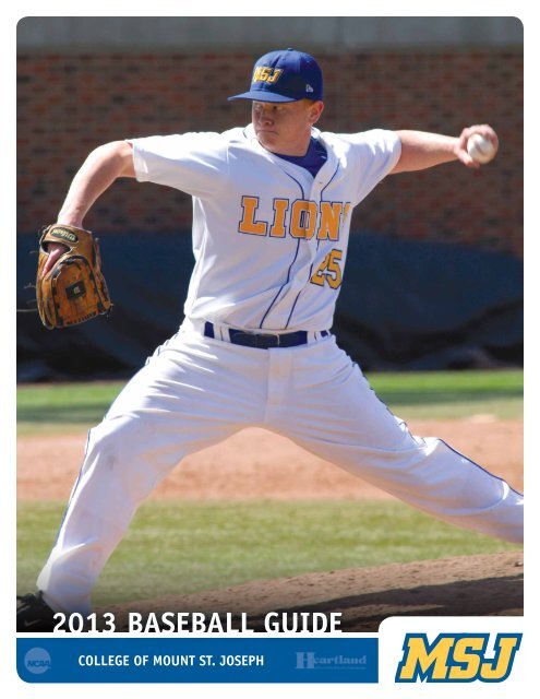 2013 BASEBALL GuidE - MSJ Lions Athletics