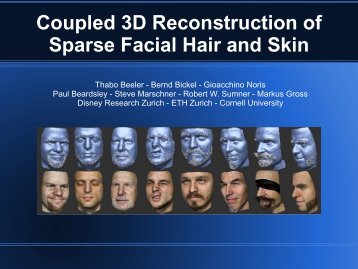 Coupled 3D Reconstruction of Sparse Facial Hair and Skin - Porto ...