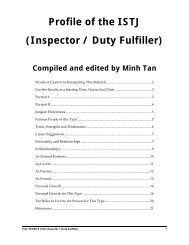 Profile of the ISTJ (Inspector / Duty Fulfiller) - Digital Citizen