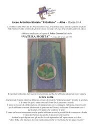 Lavoro di gruppo per la mostra dell'Associazione ... - Liceo Artistico