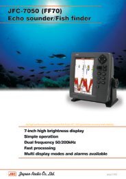 JFC-7050 (FF70) Echo sounder/Fish finder - Jrc