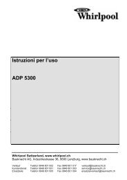 Istruzioni per l'uso ADP 5300 - Whirlpool