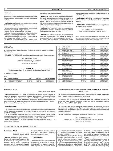 boletin oficial nÂº 157 - BoletÃ­n Oficial de la Provincia de CÃ³rdoba ...