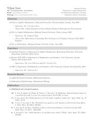 Resume - The Hong Kong Polytechnic University