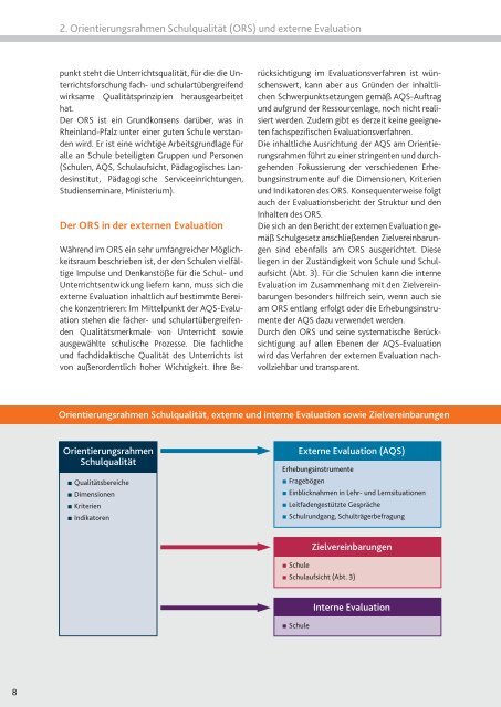 ExtErnE Evaluation von SchulEn - AQS - in Rheinland-Pfalz