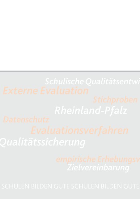 ExtErnE Evaluation von SchulEn - AQS - in Rheinland-Pfalz