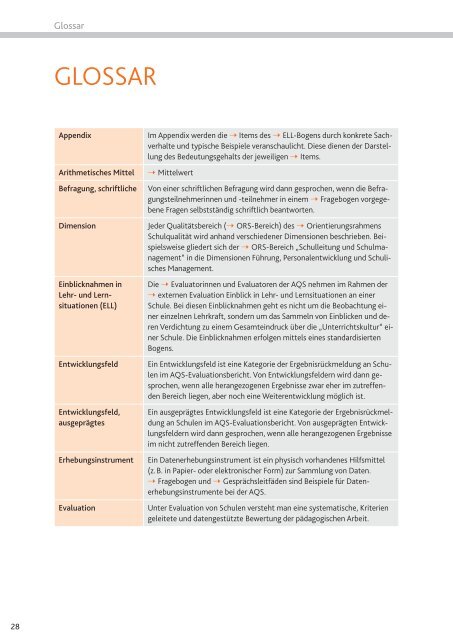 ExtErnE Evaluation von SchulEn - AQS - in Rheinland-Pfalz