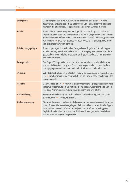 ExtErnE Evaluation von SchulEn - AQS - in Rheinland-Pfalz