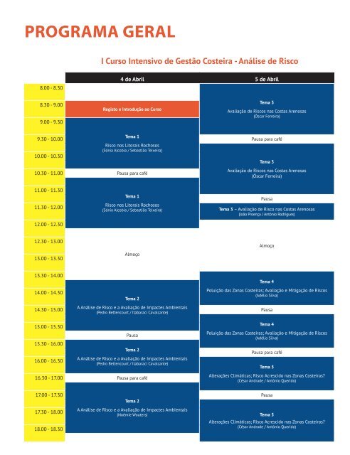 PROGRAMA - APRH