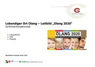 Lebendiger Ort Olang - Leitbild-3. aktualisierte Fassung