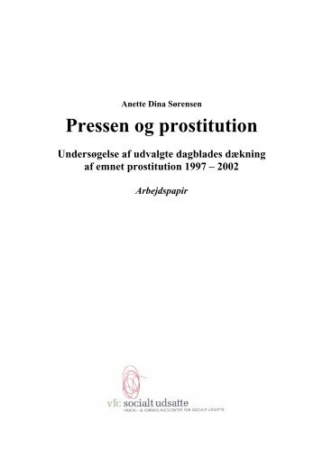 Pressen og prostitution - Socialstyrelsen