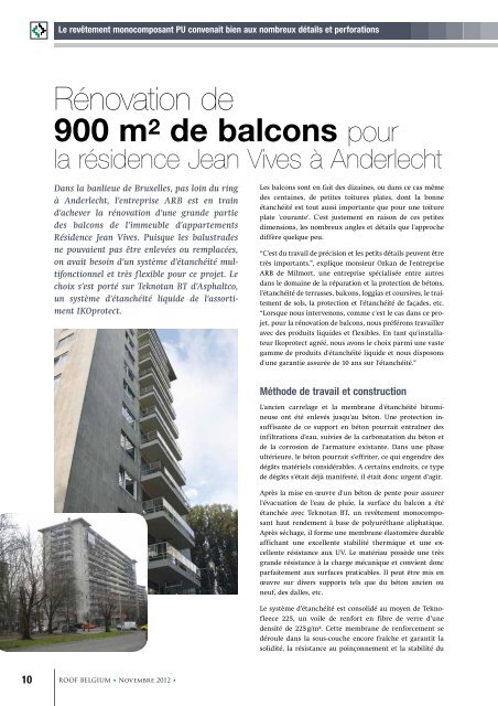 belgium - Magazines Construction