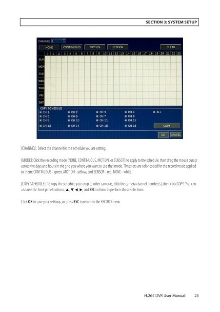 H.264 4/8/16-Channel DVR User Manual - Security Cameras Direct