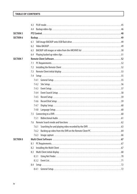 H.264 4/8/16-Channel DVR User Manual - Security Cameras Direct