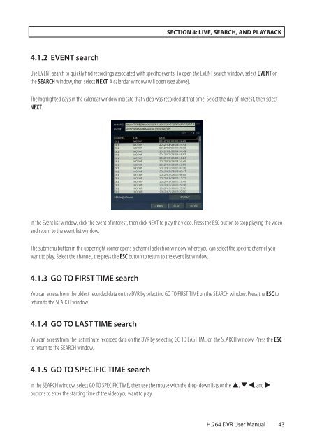 H.264 4/8/16-Channel DVR User Manual - Security Cameras Direct