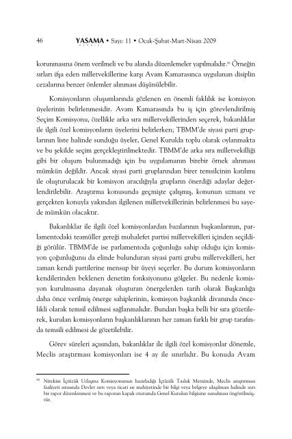 TBMM'nin Hükümeti Denetleme İşlevi Açısından ... - Yasama Derneği