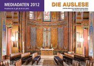 MEDIADATEN 2012 - die auslese