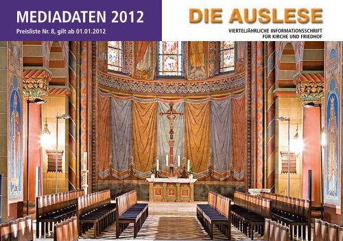 MEDIADATEN 2012 - die auslese