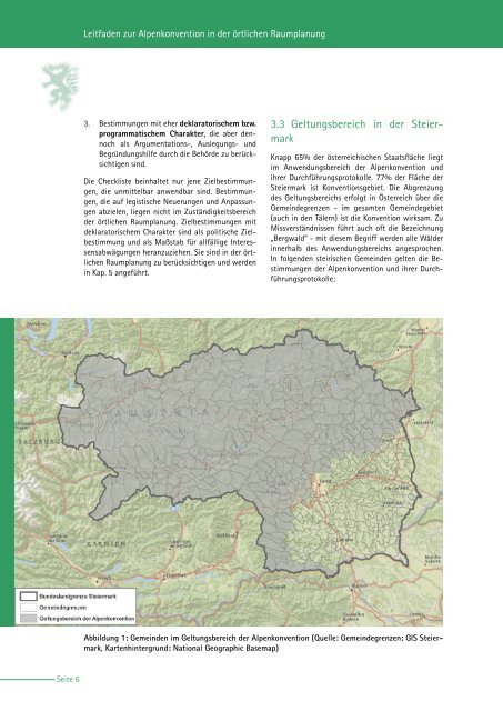 Leitfaden Alpenkonvention in der Ã¶rtlichen Raumplanung