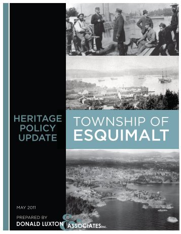 ESQ Heritage Policy Update May 10 2011 - Township of Esquimalt