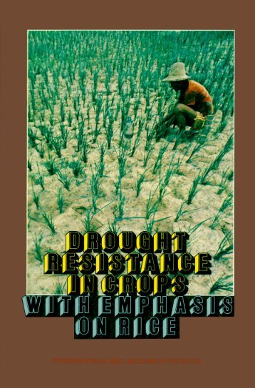 Drought Resistance in Crops with Emphasis on Rice - IRRI books