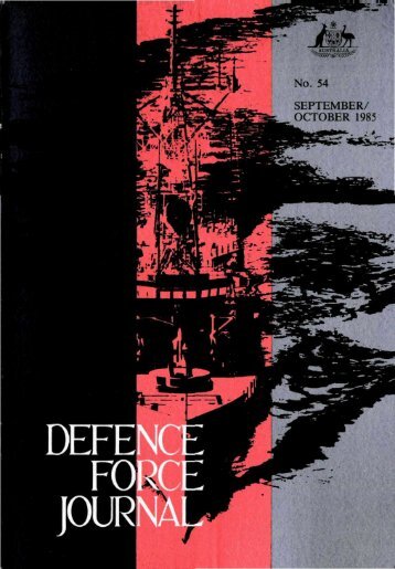 ISSUE 54 : Sep/Oct - 1985 - Australian Defence Force Journal
