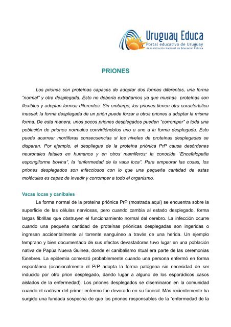 PRIONES - Uruguay Educa